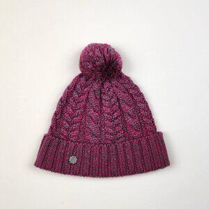 Smartwool Merino Wool Blend Knit Beanie Hat Pompom OS